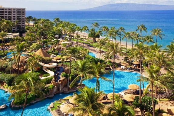 Kaanapali Luxury Resorts The Westin Maui Resort Spa Westin Maui Pool Deck